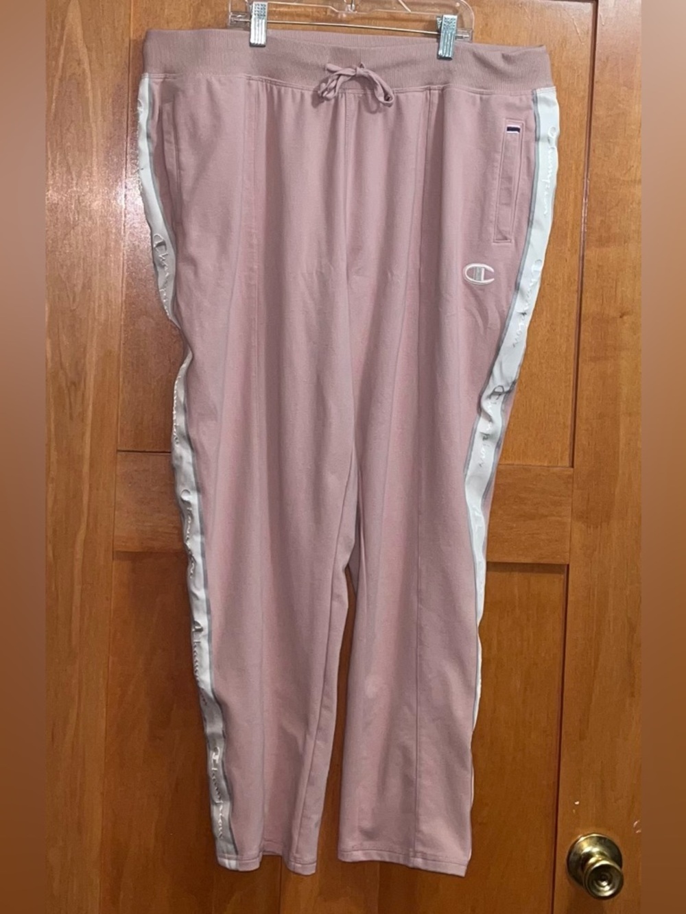 Champion Women’s 3/4 Length Pink Lounge Drawstring Sweatpants XL